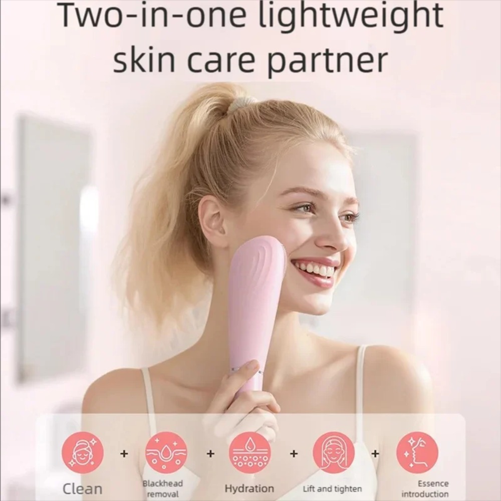 Skincare Exfoliating - Elektrische 7-in-1 siliconen gezichtsreiniger voor het