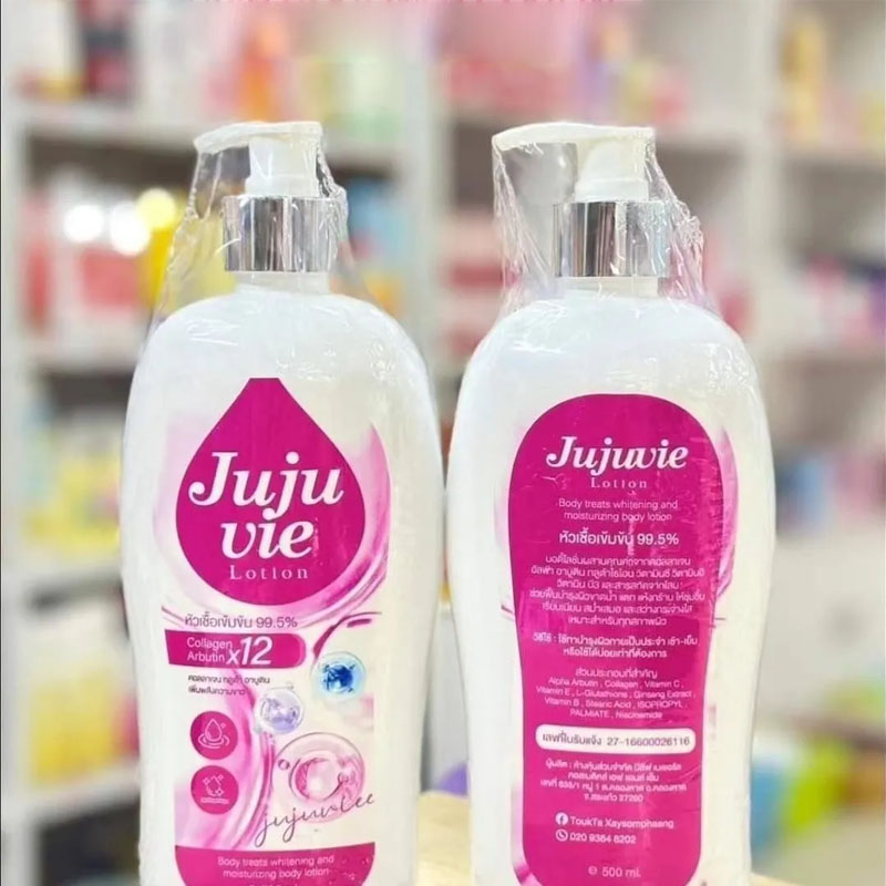 Thailand JUJUVIE LOTION COLLAG - Alpha Arbutin Serum recensie en prijs