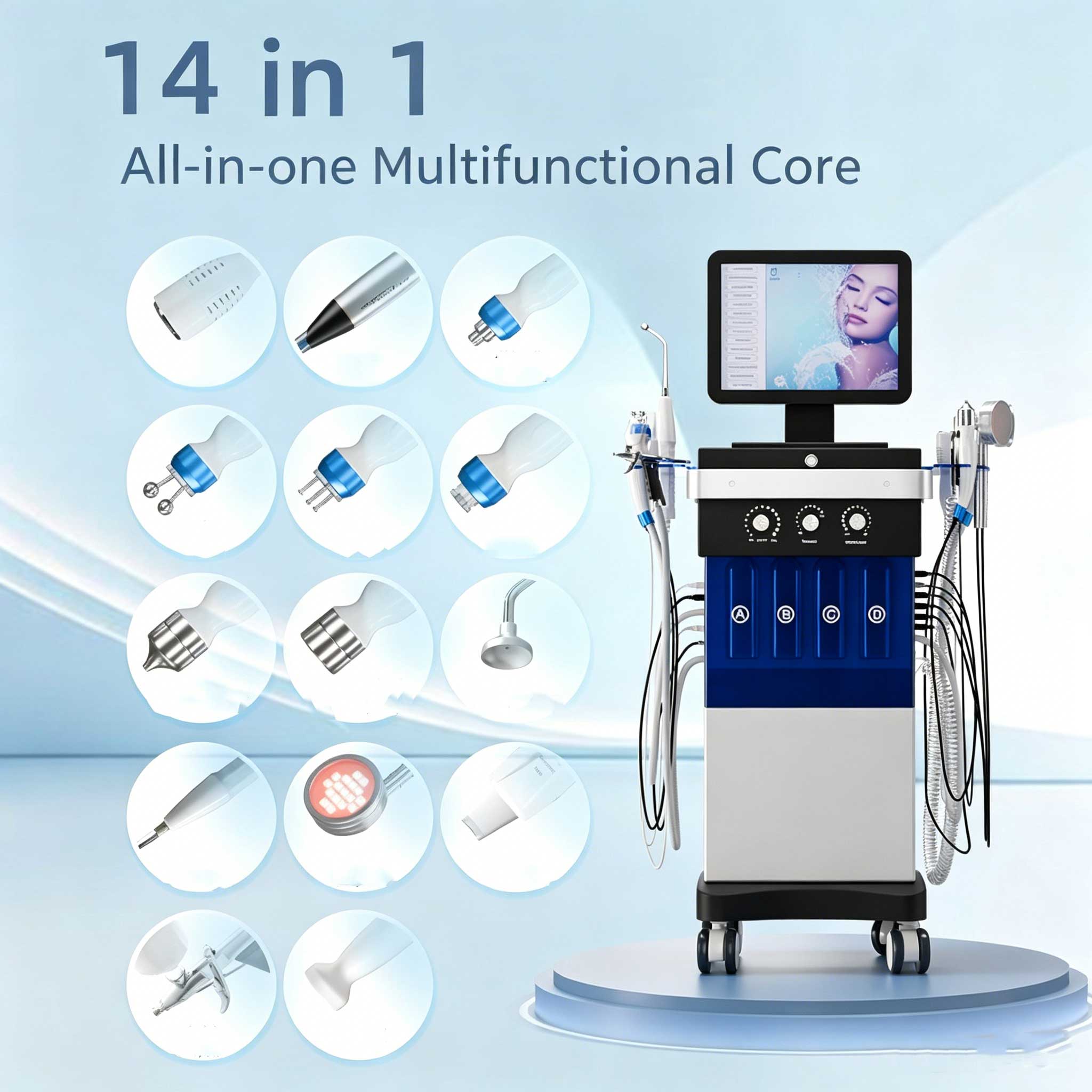 14-in-1 Water Light gezichtsve - Skincare Whitening recensie en prijs