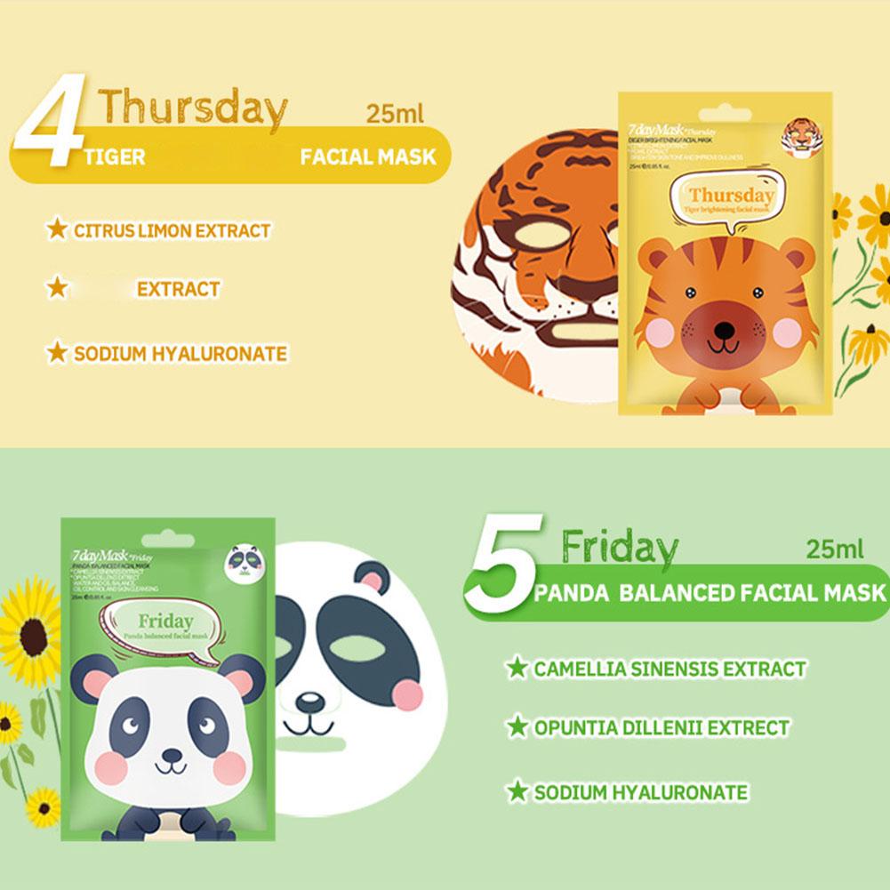 1/7 stuks gezichtsmasker diep  - Skincare Animate recensie en prijs