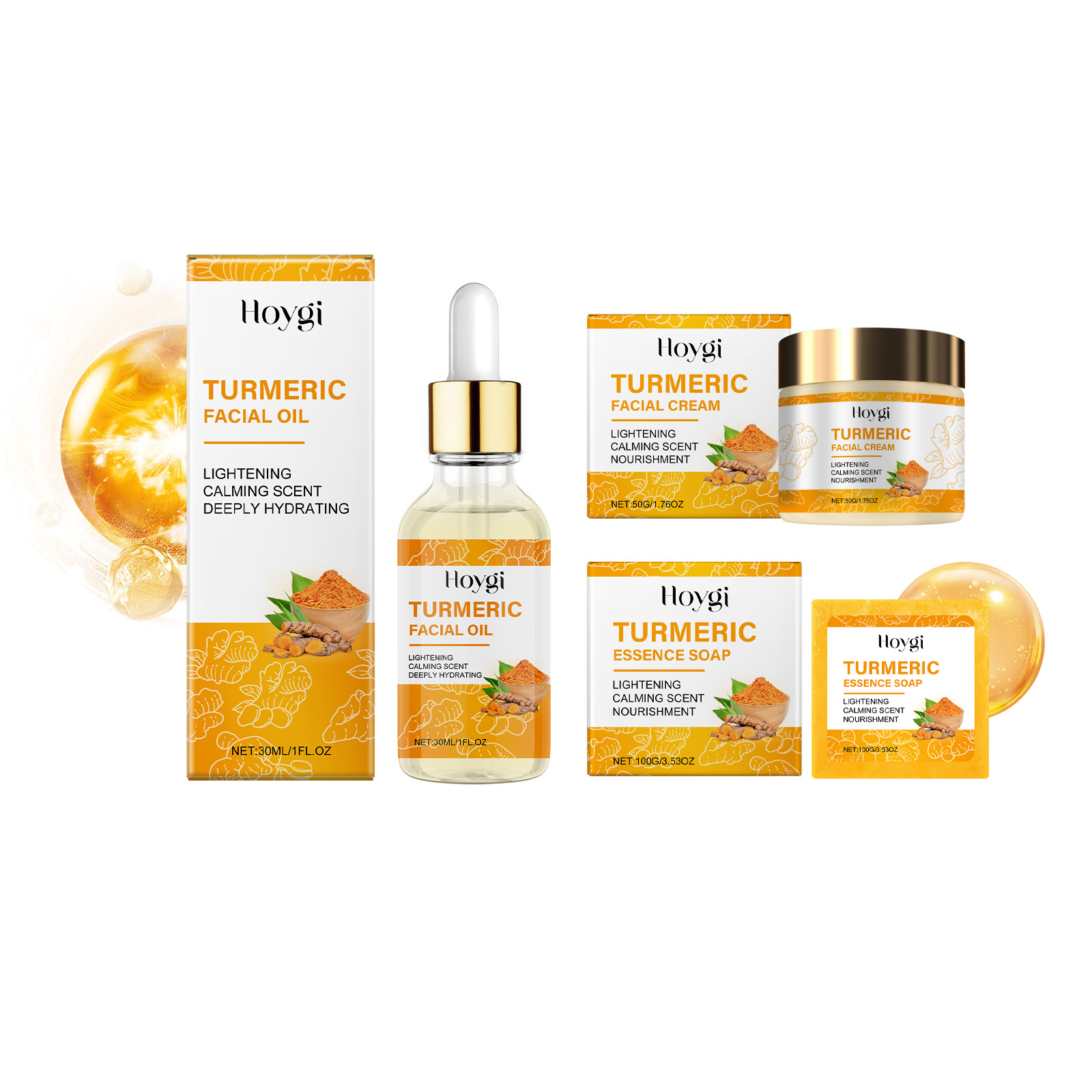 Kurkuma Huidverzorging Set Lic - Skincare Whitening recensie en prijs