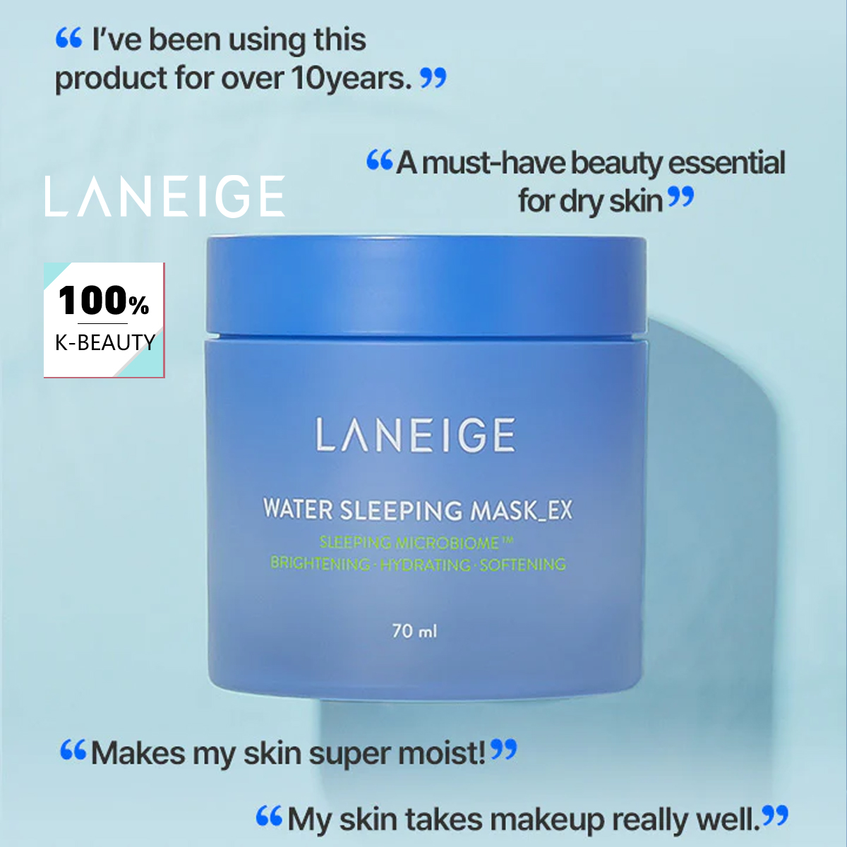 LANEIGE Water Sleeping Mask 70 - Skincare Laneige recensie en prijs