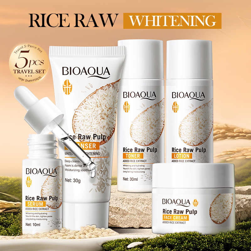 Rijstpuree Huidverzorging Set  - Skincare Whitening recensie en prijs