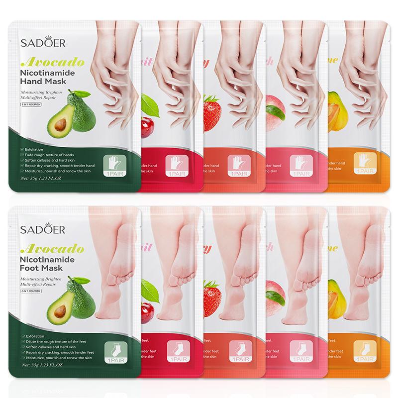 1 Paar SADOER Fruit Voetmasker - Skincare Exfoliating recensie en prijs