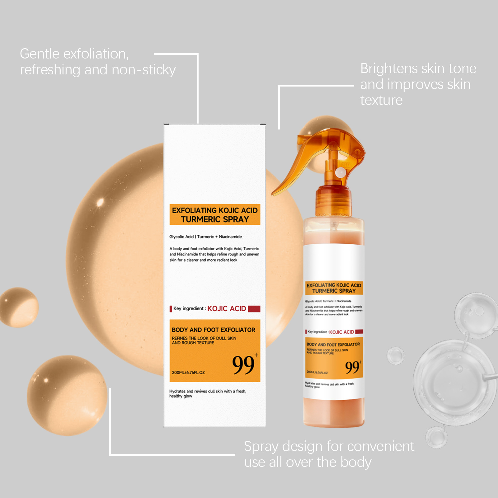 Kojic Acid Kurkuma Verzorgende - Skincare Whitening recensie en prijs